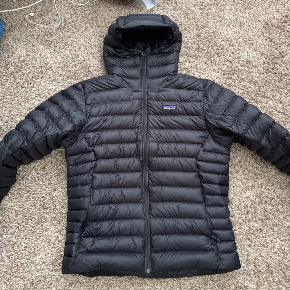 Patagonia Men’s Down Sweater Hoody, Medium, Black